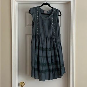Anthropologie blue dress